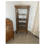 Wooden Display Cabinet with Glass Front
