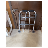Wheeled Walker and Cane