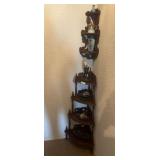 Ornate Wooden Corner Shelf