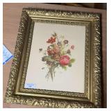 Framed Floral Print by J.L. Prevost