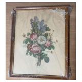 Two Framed Floral Prints by J. L. Prevost