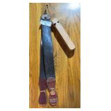 Barber Razor Strop and Train Whistle
