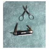 Pocket Knife and Scissors Set