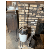 Stoneware Butter Churn with Dasher
