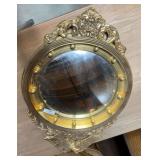 Gold Tone Eagle Mirror Wall Hanging