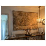 Large Tapestry Wall Hanging, Courting Scene