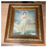 Framed Portrait Print of a Woman