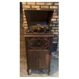 Brunswick Phonograph with Records