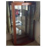 Curved Glass Display Cabinet