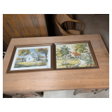 Framed Art Prints - Country Landscapes (Set of 2)