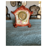 Bonn Germany Mantle Clock Floral Design
