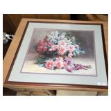 Framed Pauline Caspers Floral Print