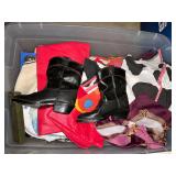 Mixed Lot of Household Items, Clothing, and Craft Supplies