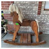 Handcrafted Wooden Rocking Horse