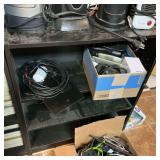 Black shelf no contents