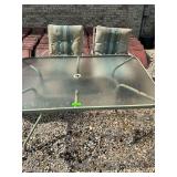 Outdoor Patio Table with Two Chairs