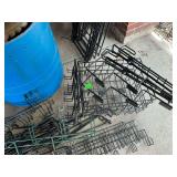 Collection of Metal Display Racks and Stands