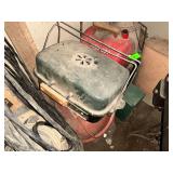 Sunbeam Grill and Assorted Fuel Containers