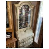 Display Cabinet with Drop Front Desk - no contents
