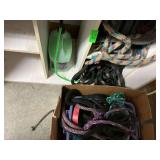 Box Lot: Assorted Ropes and Spray Bottle