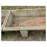 Concrete Livestock Feeder trough.