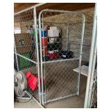 Large Chain Link Dog Kennel