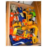 Large Lot of NERF Blasters and Accessories