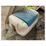 Outdoor Storage Bin with Contents