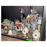Lego Fantasy Castle and Village Lot with UFO