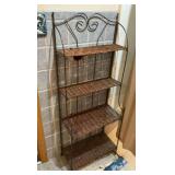 Wicker Shelf Unit