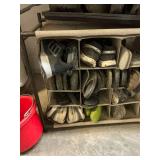 Shoe Rack with Assorted Footwear - Variety of Styles and Sizes