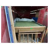 Billiard Table with Cues and Accessories