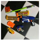 Large Lot of NERF Guns and Accessories
