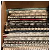 Box Lot of Notebooks, Frisbee, and Taylor Items