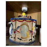 Eclectic Mix of Collectibles: Carousel Cookie Jars, Hobo Band Figurines, and More!