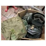Airsoft Gear Lot - Masks, BBs & Bag