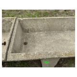 Concrete Livestock Feeder trough.