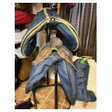 Large black triple saddle stand roughly 80”- stand only