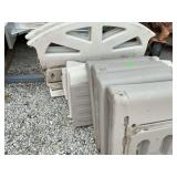 Lot of Interlocking Crowd Control Barrier Panels