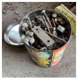 Cheetos Popcorn Bucket Filled with Hardware