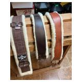 Lot of Three Horse Saddle Girths Cinch with Fleece Lining