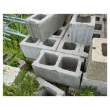 Lot of Concrete Cinder Blocks