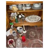 Imperial China "B. Dutton" Dinnerware Set & Decorative Items