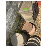 Lot of Garden Pavers and Planter