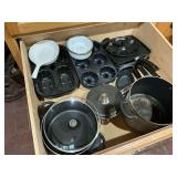 Mixed Cookware Collection: Pots, Pans & Baking Molds