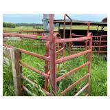 Livestock Pen with Metal Gates