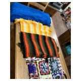 Collection of 4 Hand-Crafted Blankets/Throws