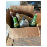 Assorted Collectible Glass Bottles - Wink, Mason