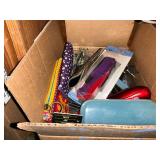 Assorted Household Items and Storage Containers