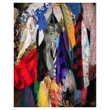 Large Lot of Fashion Scarves - Variety of Styles, Colors, and Fabrics